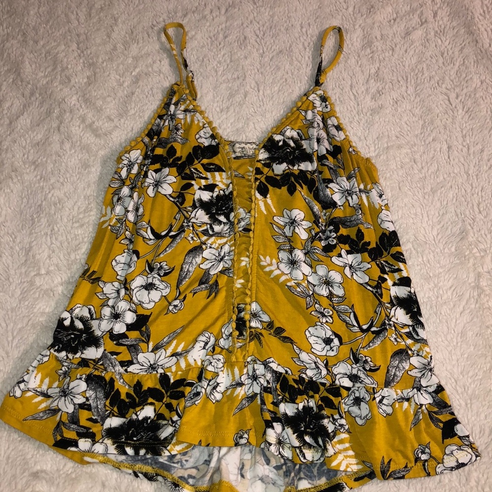 Floral tank top